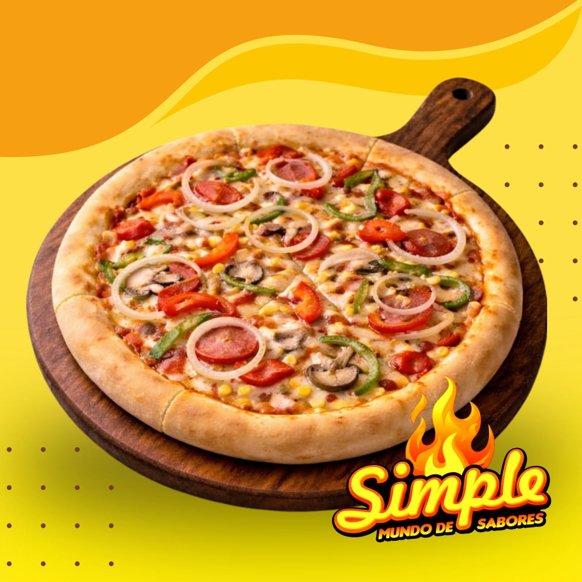 Pizza vegetariana