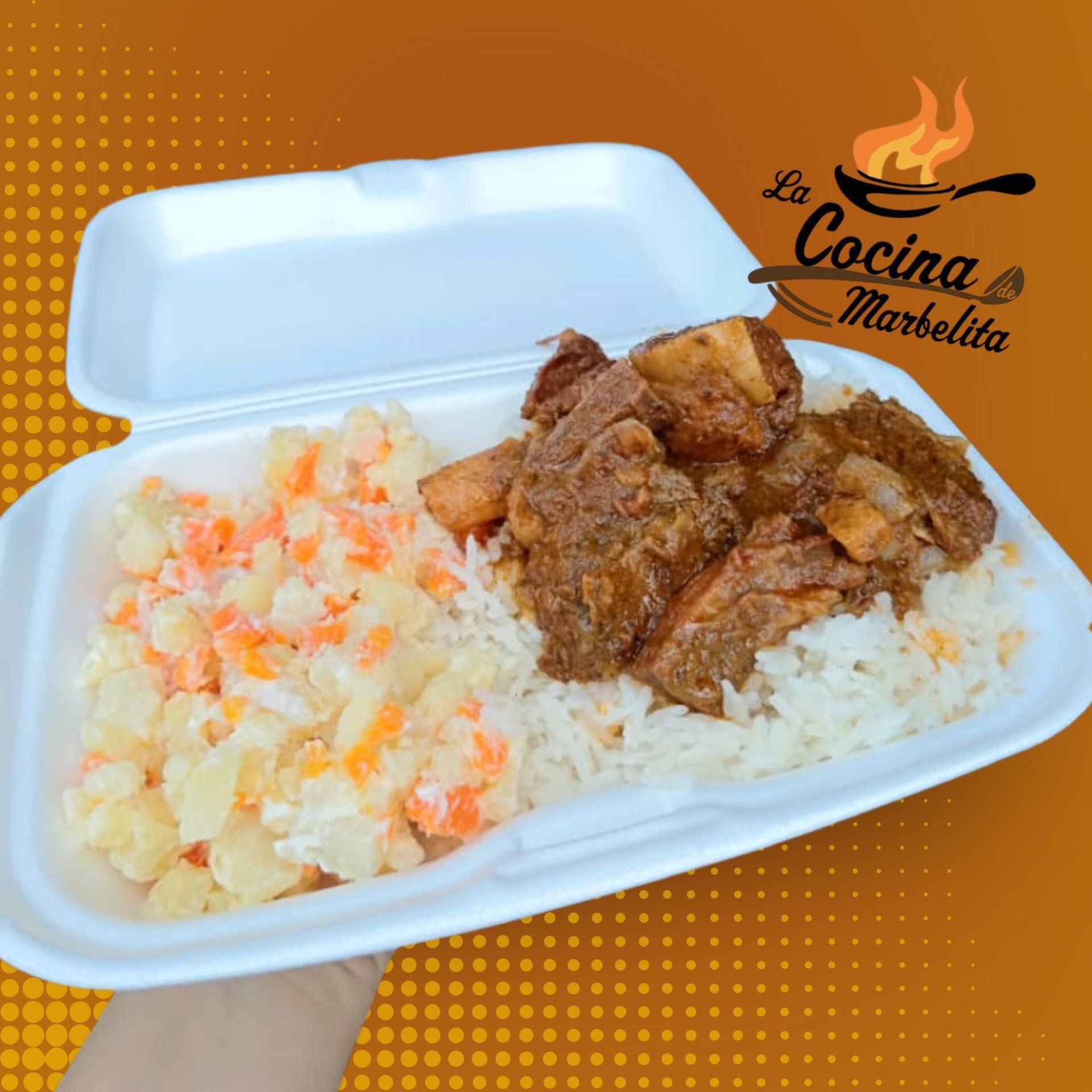 Almuerzo Costilla Guisada Gde.