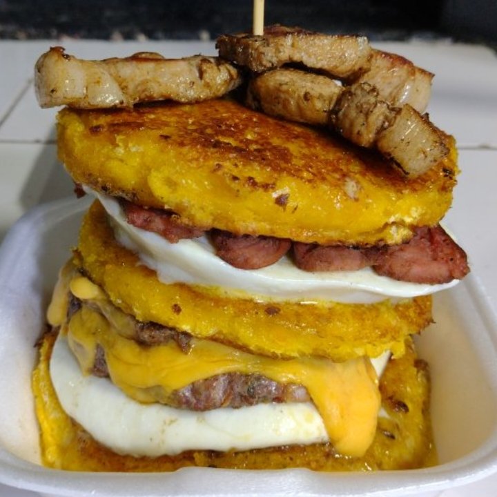 Cachapa burger