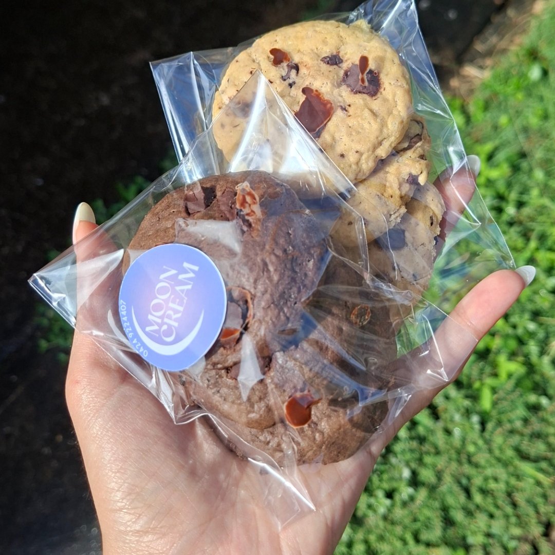 Pack de 3 galletas sabor chocolate