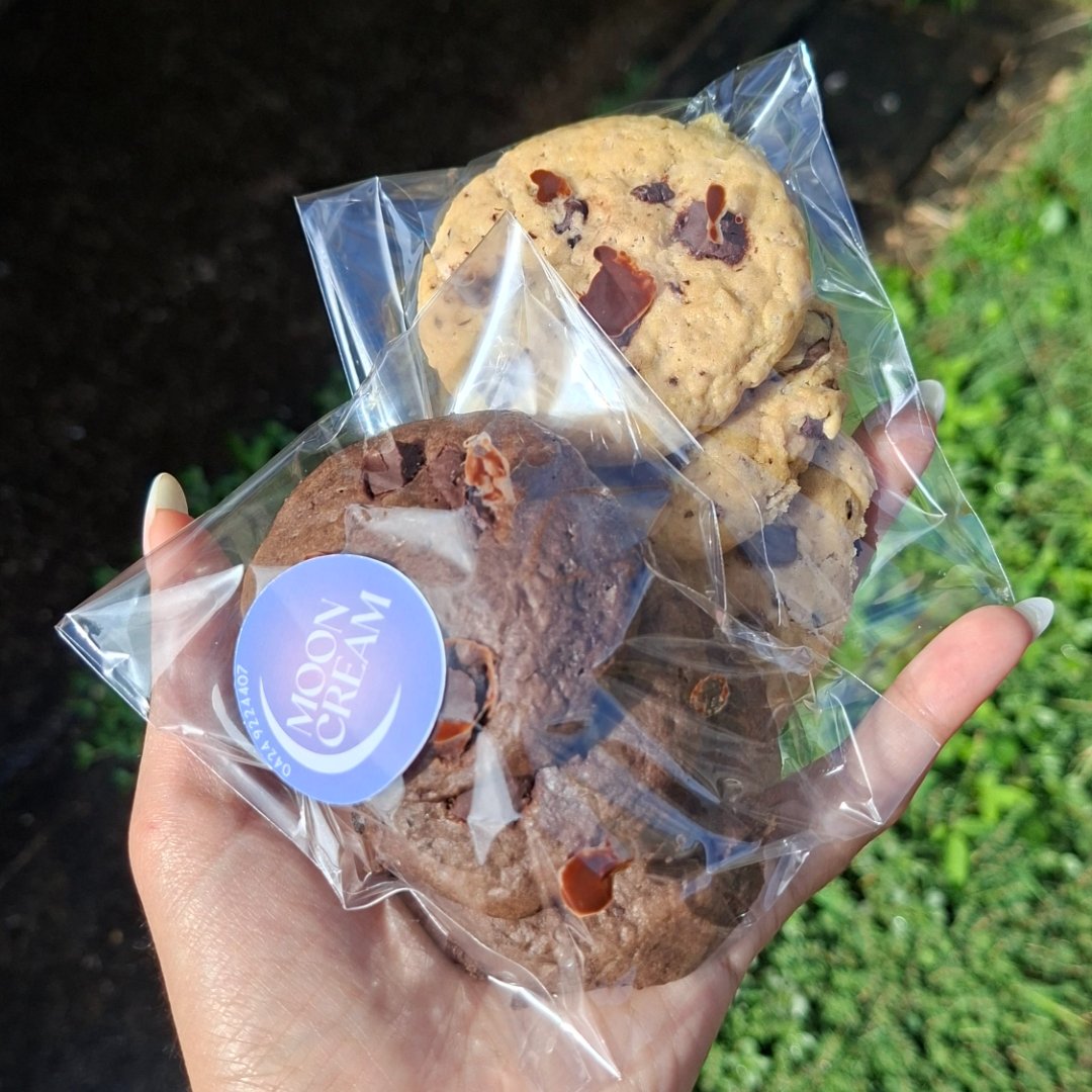Pack de 3 galletas sabor vainilla con chispas