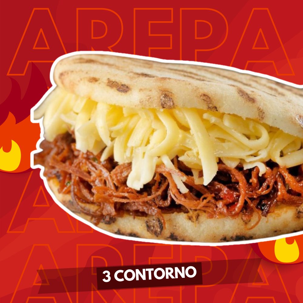 Arepa de 3 contornos