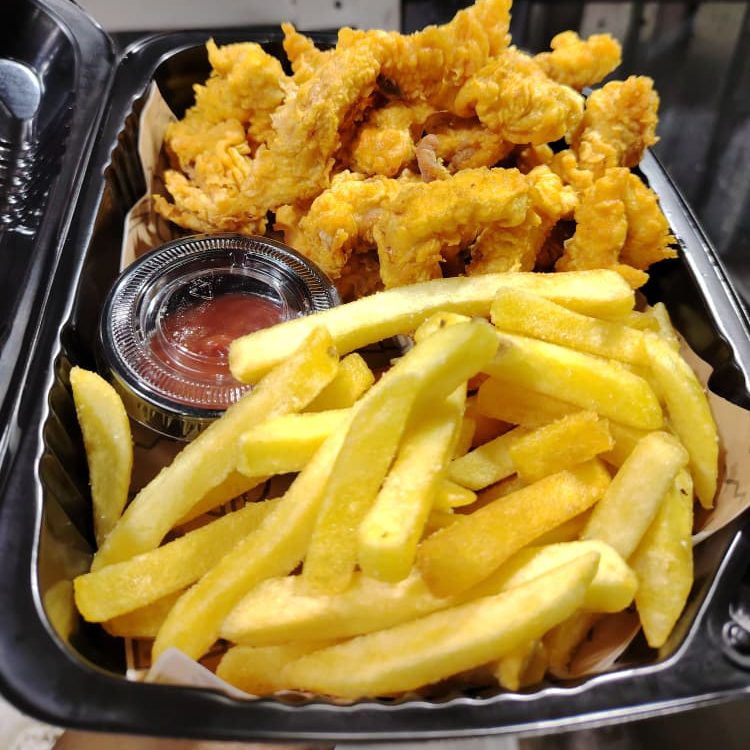 Tenders de pollo crispy