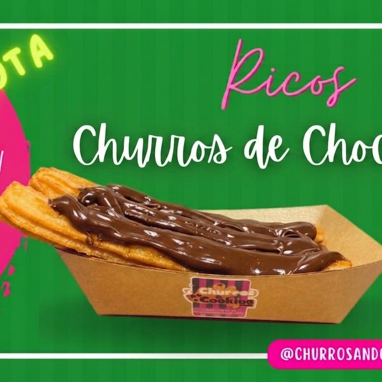 1/2 Ración de Churros con Chocolate