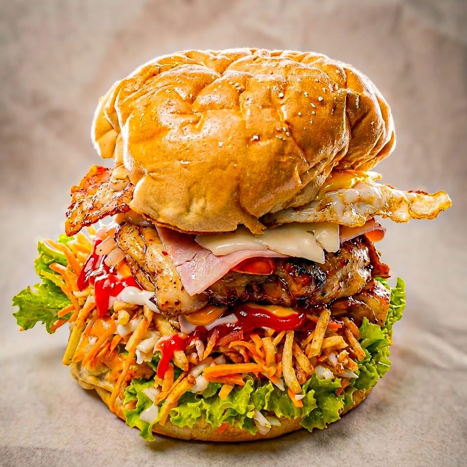 Hamburguesa Clásica de Pollo