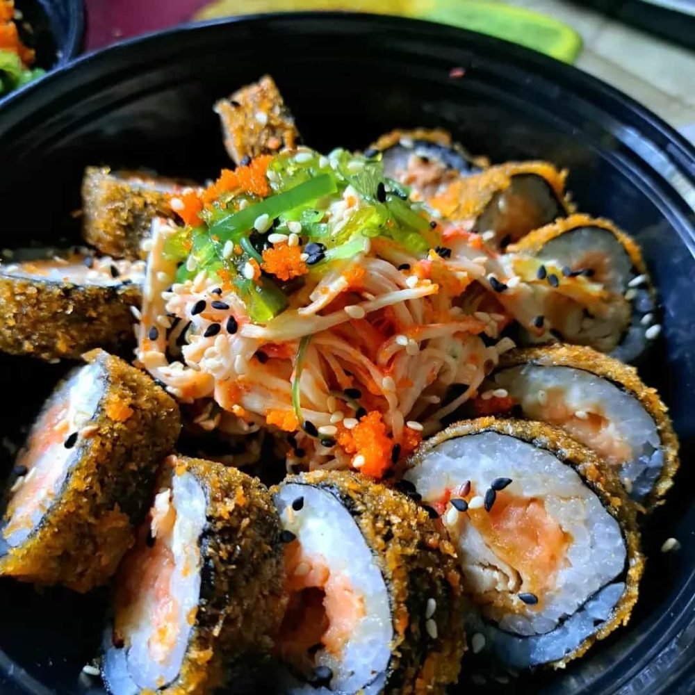 Dragon rol tempura