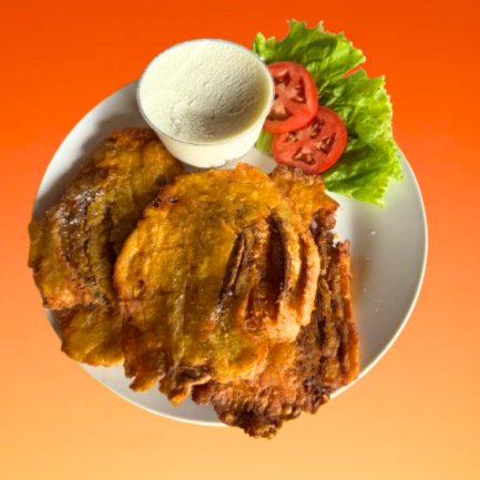 Tostones con Nata