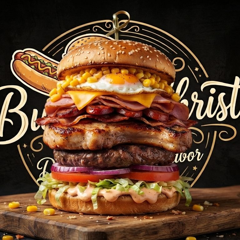 Hamburguesa Mixta de Chuleta y carne