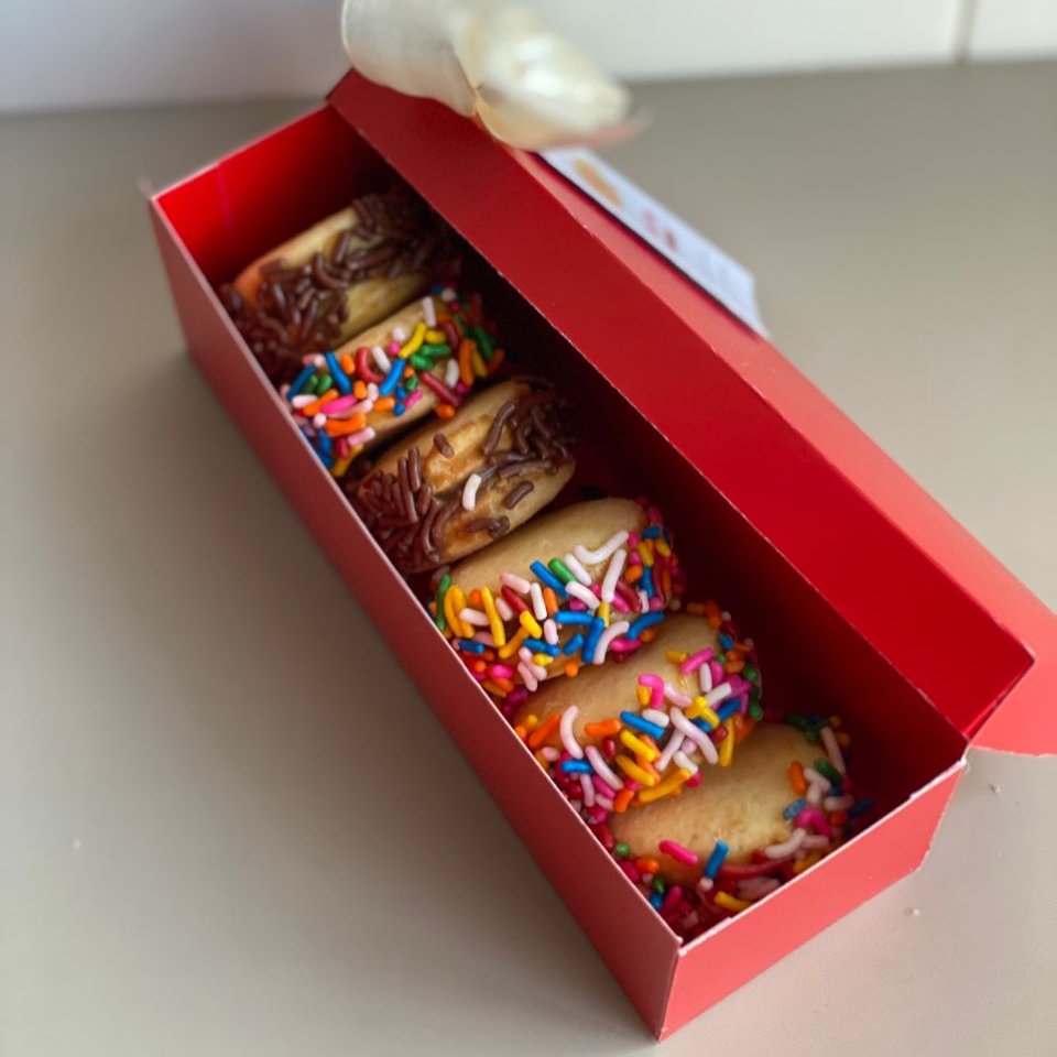 Cajita de mini alfajores