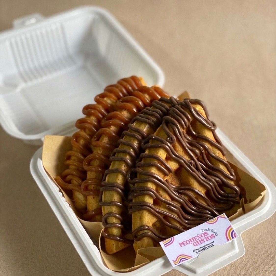 Waffles doble glaseado clásico