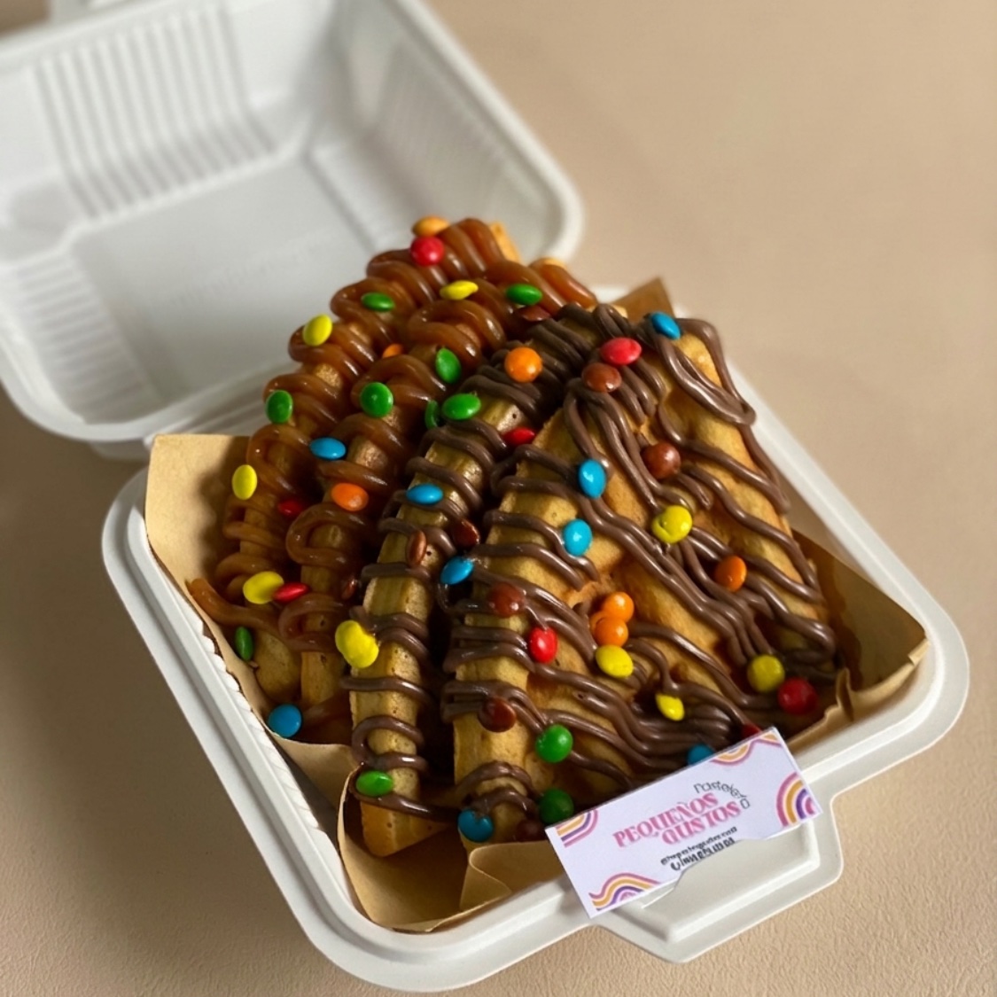 2 Wafles clasicos