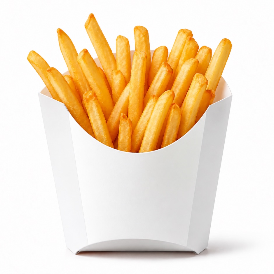 Ración de papas: 120gr