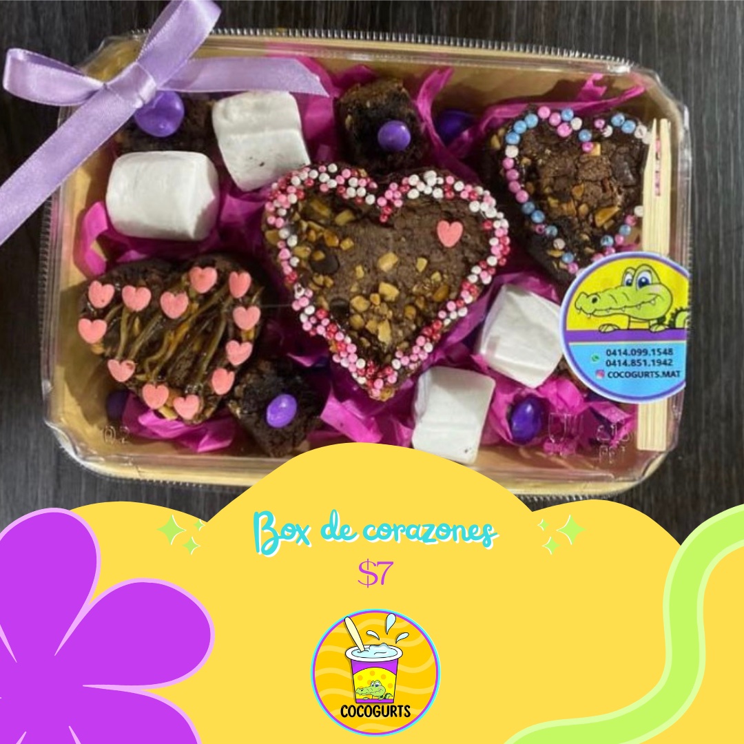 Box de corazones (caja rectangular)