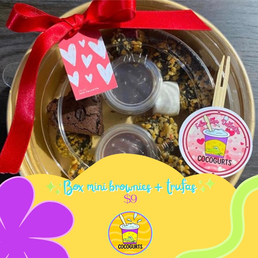 Box mini brownies y trufas