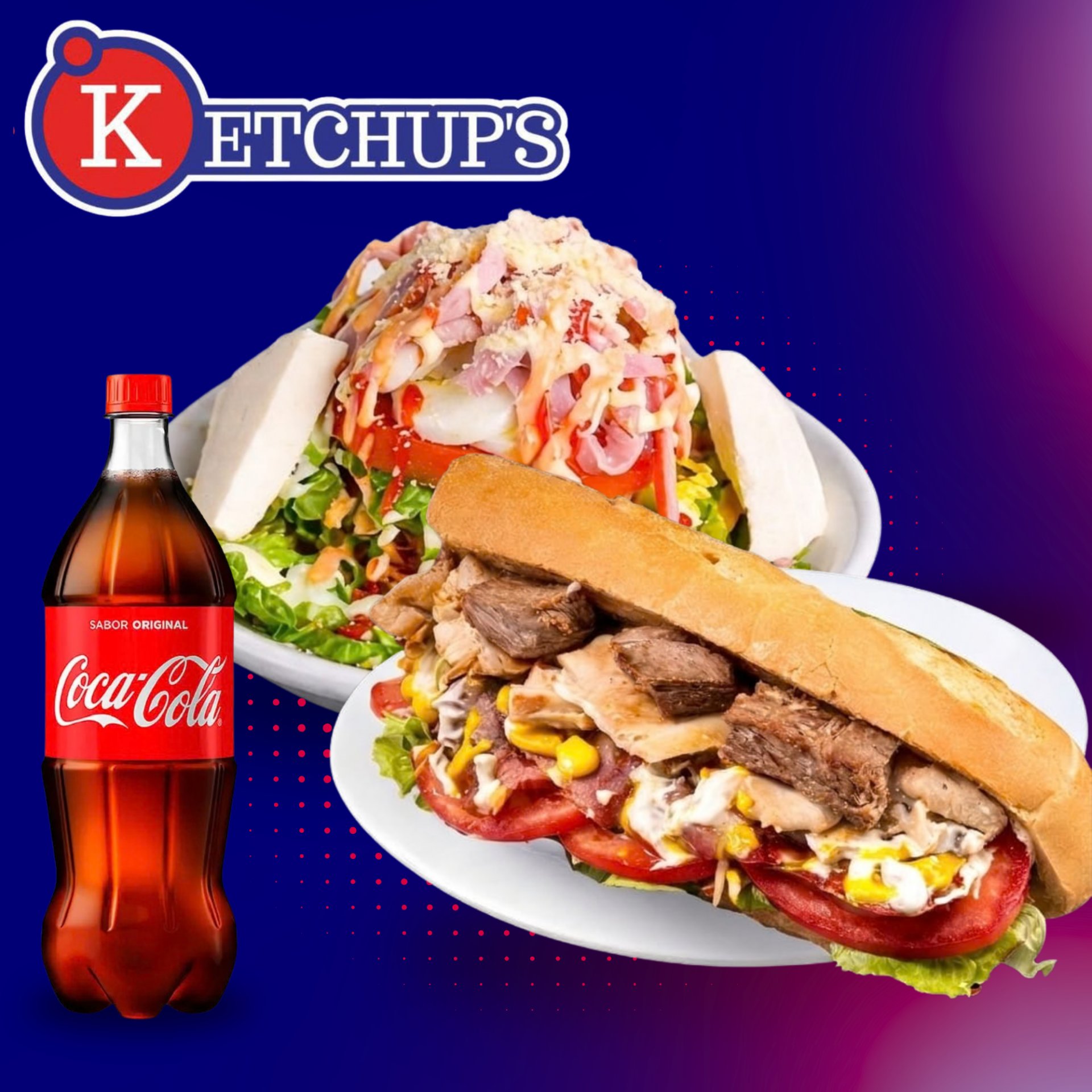 1 CABIMERA + 1 PEPITO + 1 BEBIDA 1LT